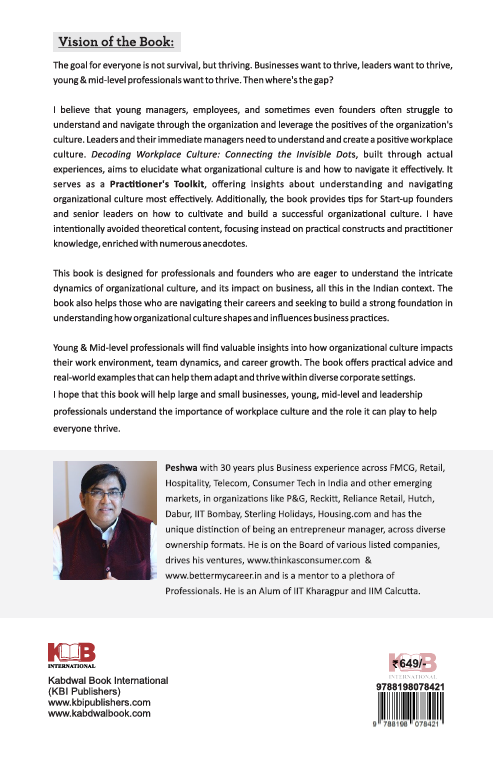Decoding Workplace Culture: Connecting the Invisible Dots - KBI Publishers